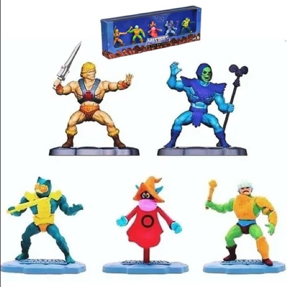 Masters of the Universe 5 figures : He-Man, Skeletor, Orko, Mer-Man, Man-At-Arms - Picture 3 of 4